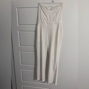 Express brand, ivory jumpsuit, size 14 (fits more like size 12)